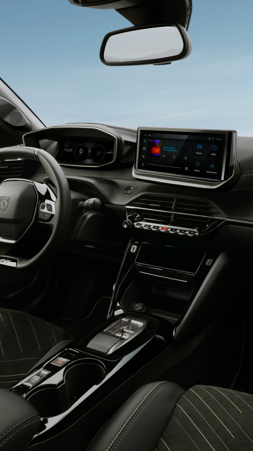 PEUGEOT E-208 i-Cockpit 3D